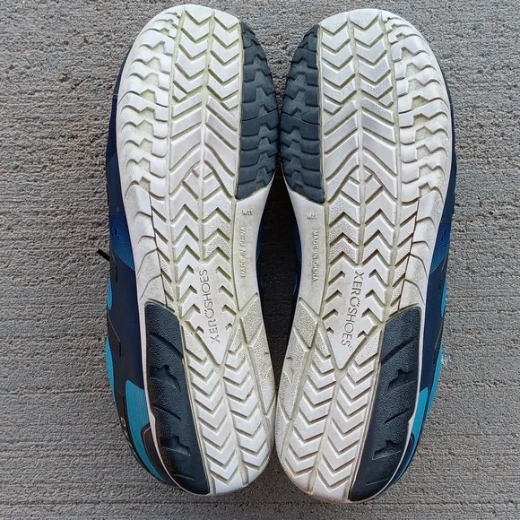 Xero HFS Barefoot Athletic Shoes Mens Blue Sneakers - Picture 5 of 7